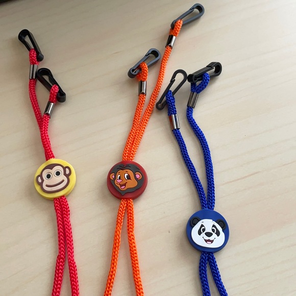 Other - 3 Face Mask Adjustable Cord Holders 16” Long